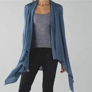 Lululemon Universal Wrap in Heathered Blue Denim